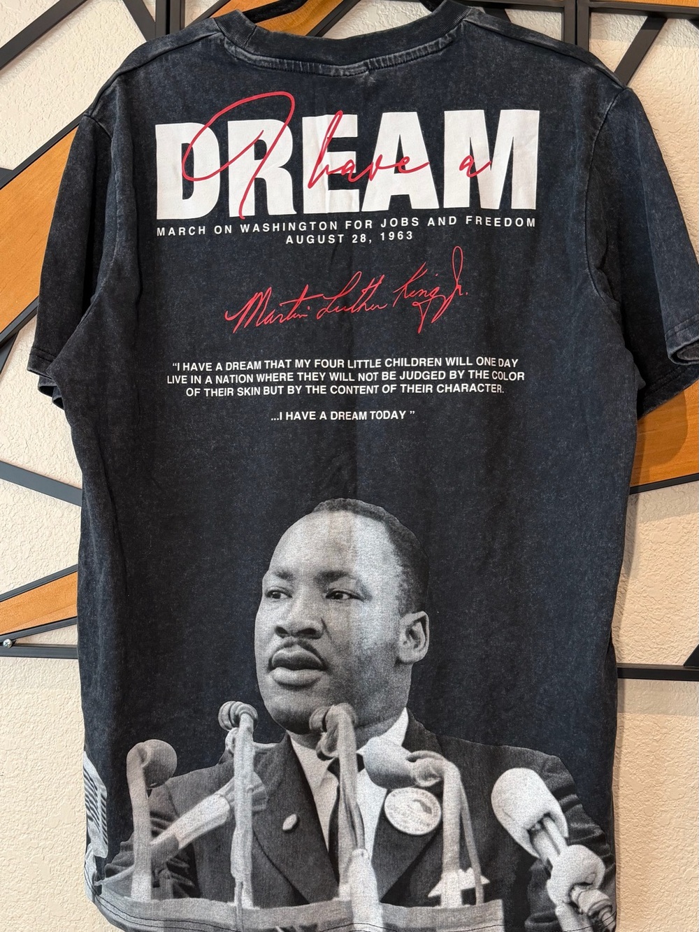 Shoe Palace Black Graphic 'Dream' MLK Tee